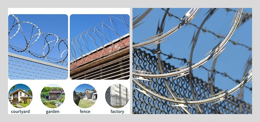 flat wrap razor wire use flat wrap razor wire use