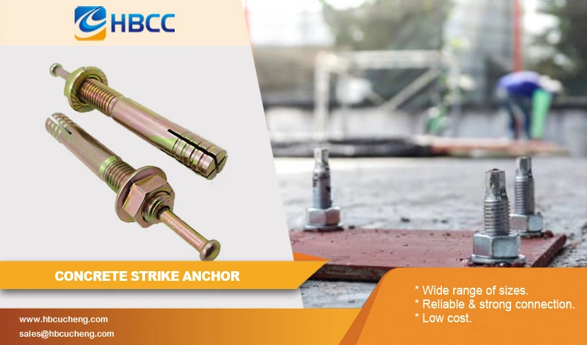 concrete strike anchor advantage